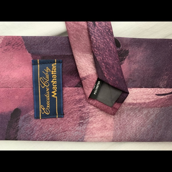 Vintage Purple Tie - Picture 2 of 2